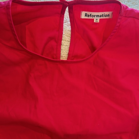 Reformation Rita Puff Sleeve Midi Dress - Picture 3 of 6